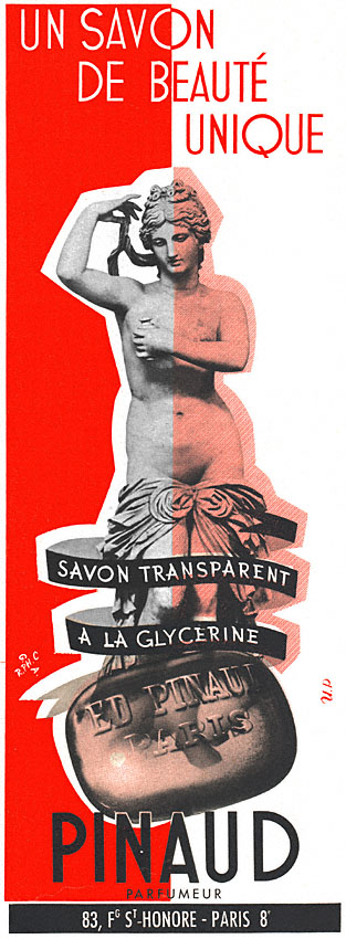 Advert Pinaud 1952