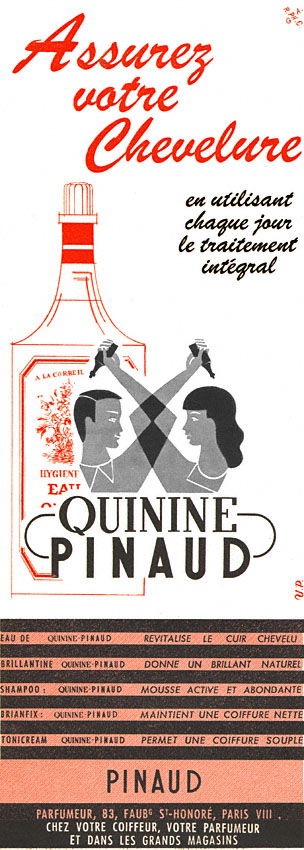 Advert Pinaud 1952