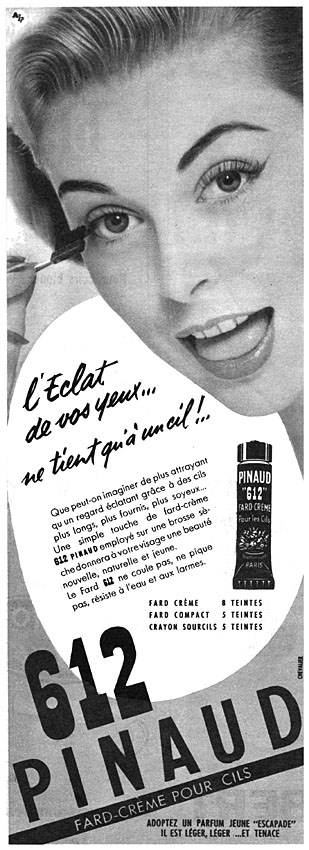 Advert Pinaud 1956