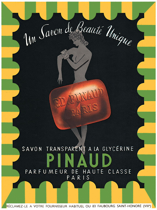 Advert Pinaud 1950