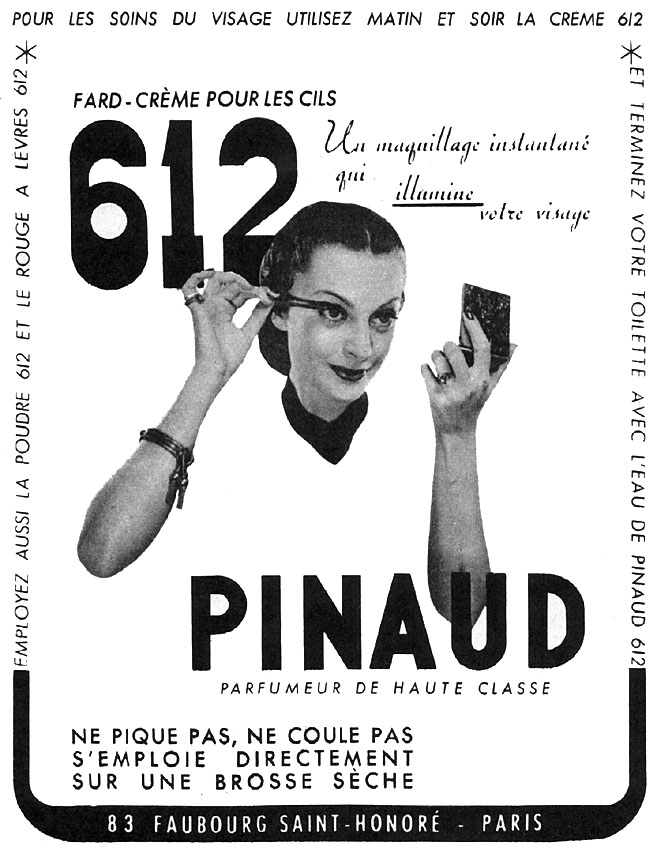 Advert Pinaud 1950