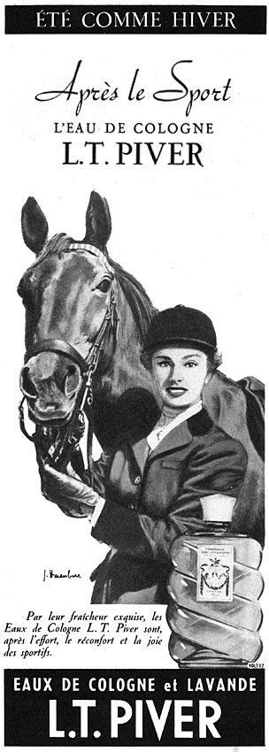 Advert L.T.Piver 1956