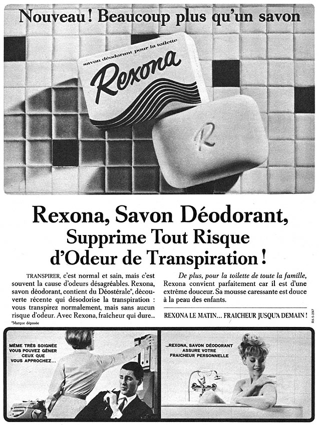 Advert Rexona 1964