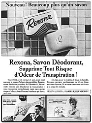 Advert Rexona 1964