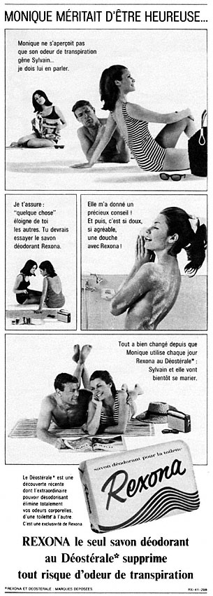 Advert Rexona 1965