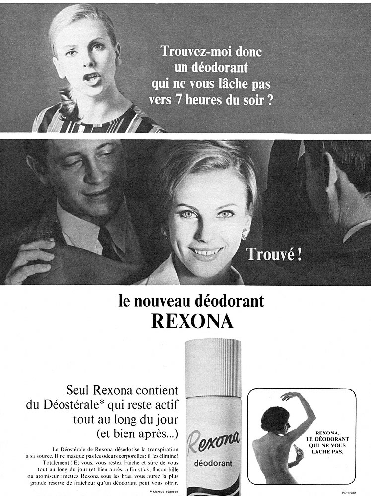 Advert Rexona 1967