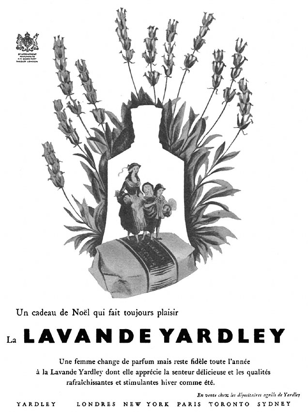 Advert Yardley 1952