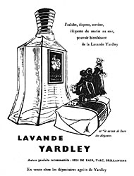 Advert Yardley 1950