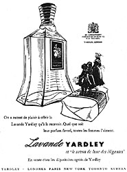 Advert Yardley 1950