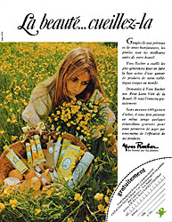 Advert Yves Rocher 1971