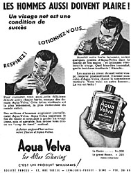 Advert Aqua Velva 1951