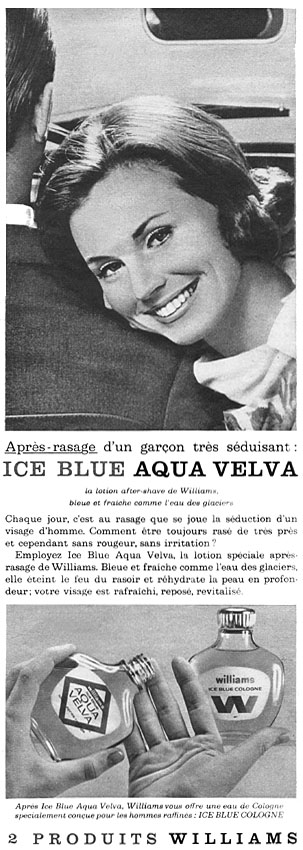 Advert Aqua Velva 1962