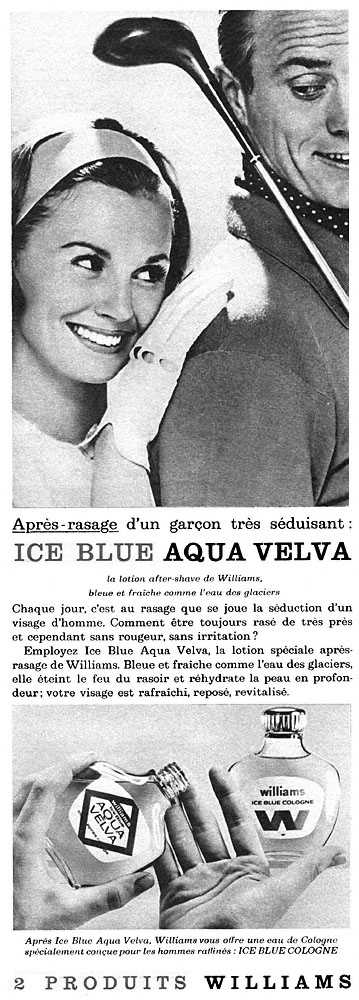 Advert Aqua Velva 1962