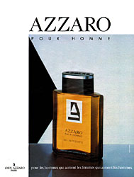 Advert Azzaro 1989