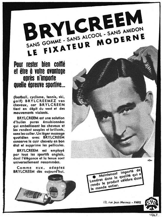 Advert Brylcreem 1952