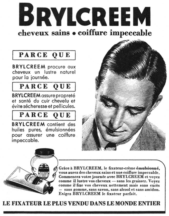 Advert Brylcreem 1952