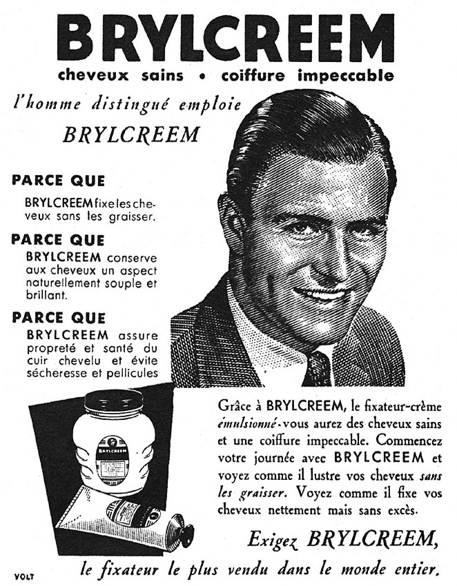 Advert Brylcreem 1954