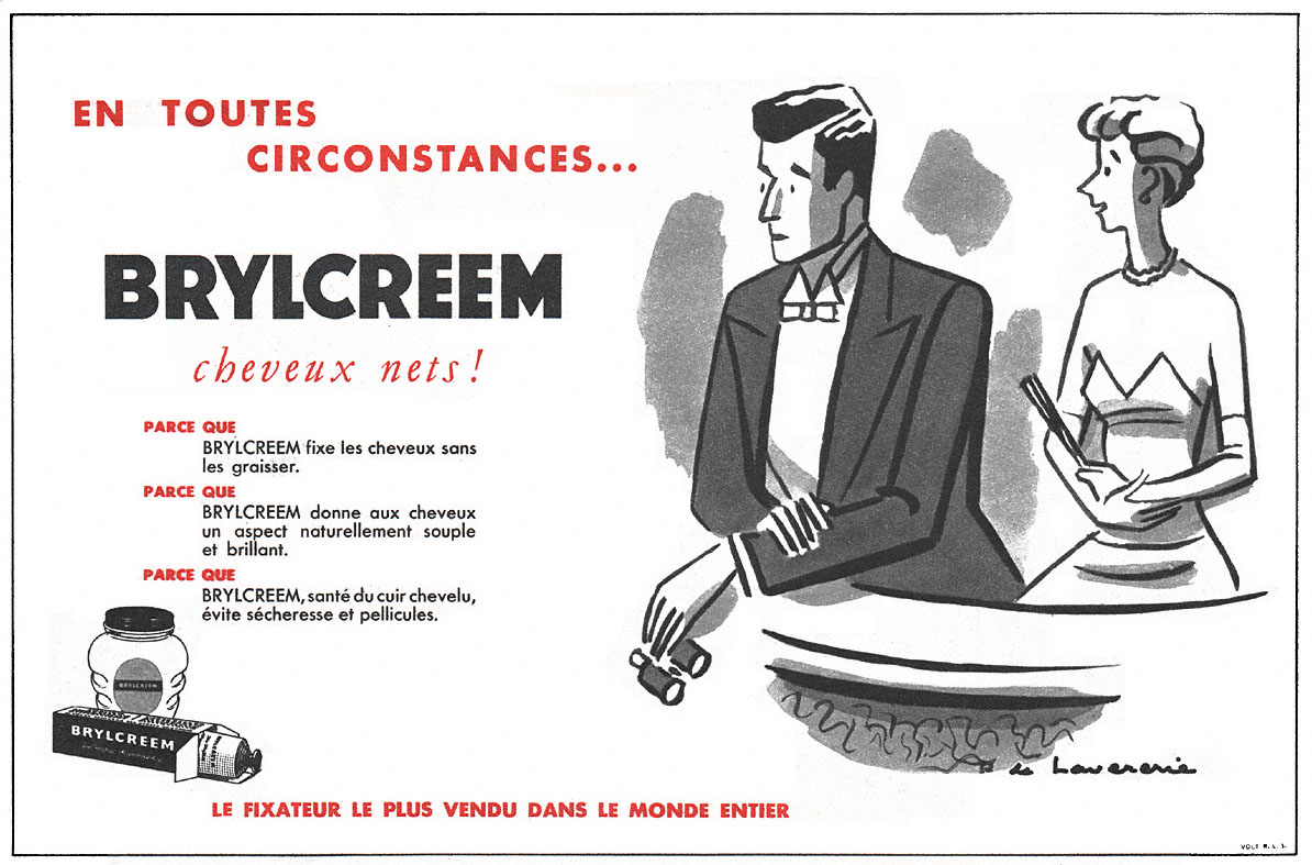 Advert Brylcreem 1954