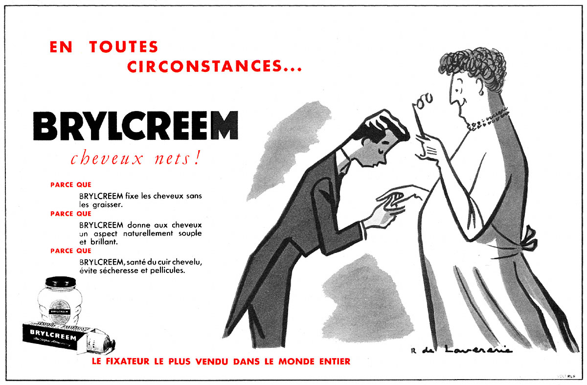 Advert Brylcreem 1955