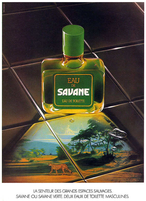 Advert Eau de Savane 1978