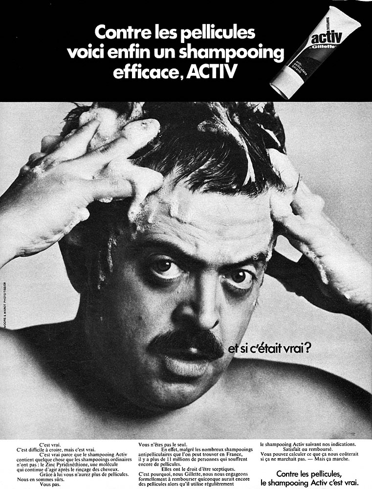 Advert Gilette 1969