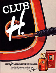 Advert H pour Hommes 1981