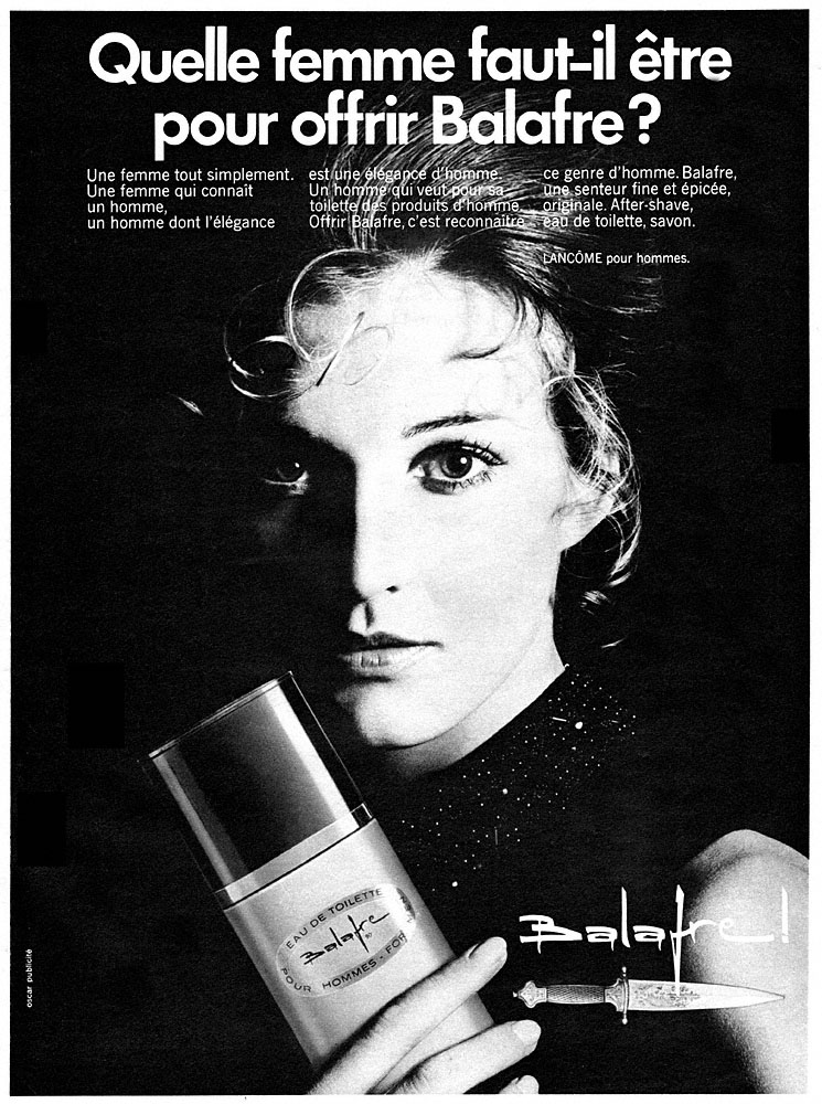 Advert Lanc�me 1970