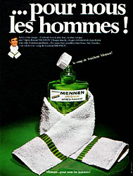 Advert Mennen 1970