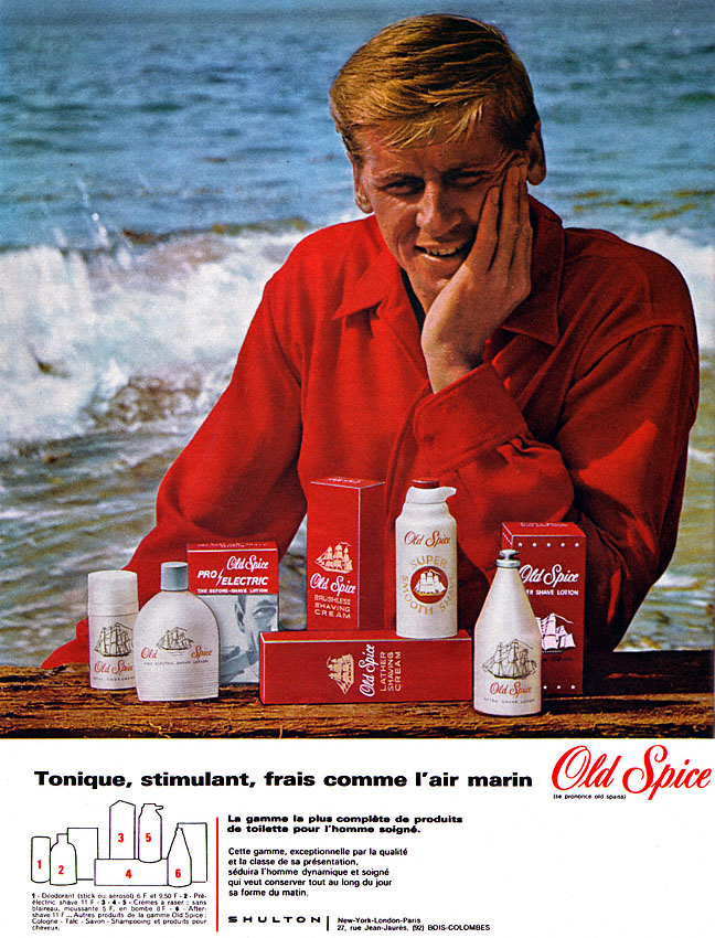 Advert Old Spice 1965