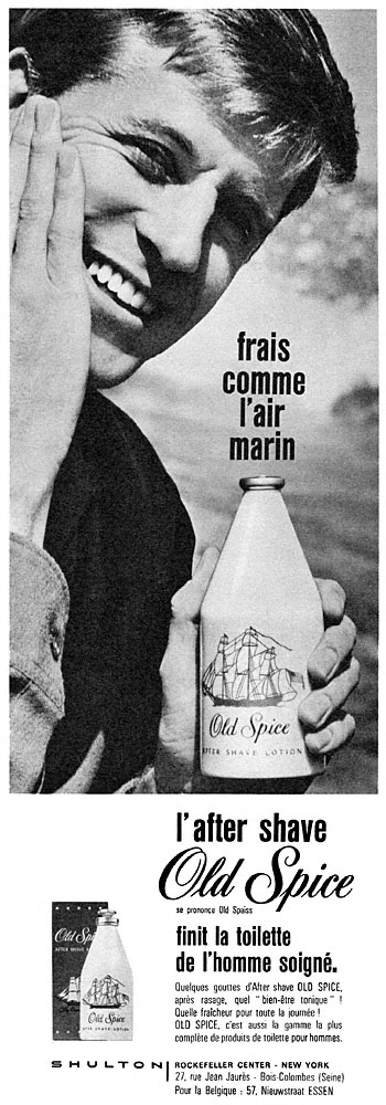 Advert Old Spice 1965