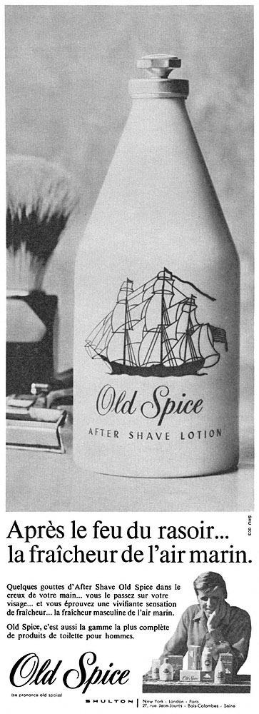 Advert Old Spice 1965