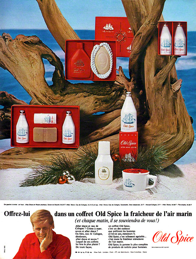 Advert Old Spice 1965