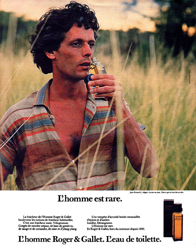 Advert Roger & Gallet 1982