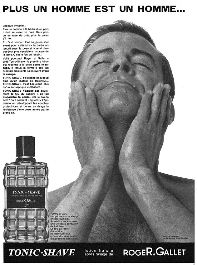 Advert Roger & Gallet 1962