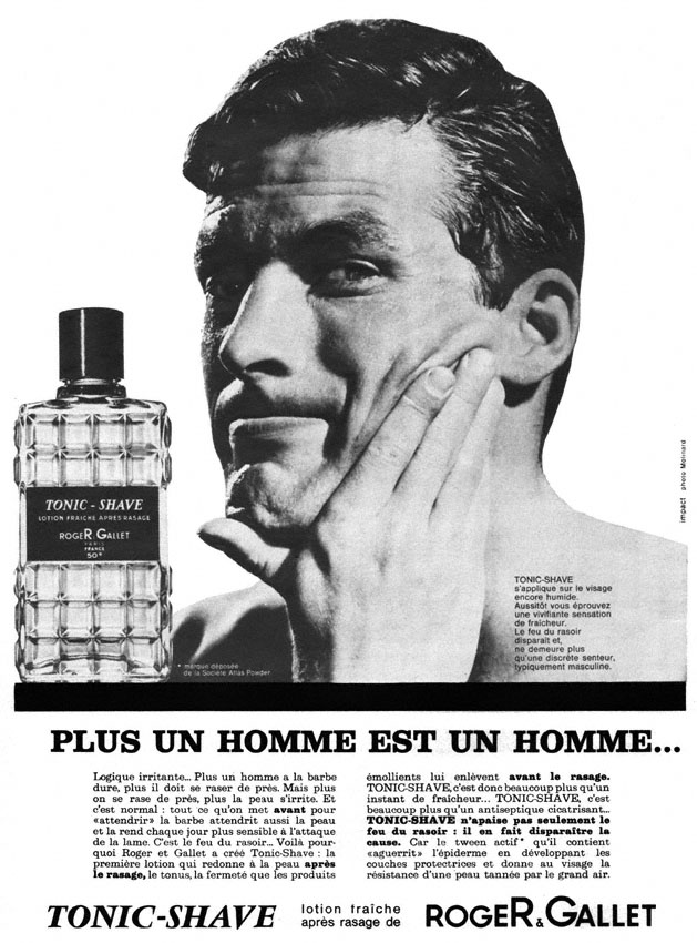 Advert Roger & Gallet 1962