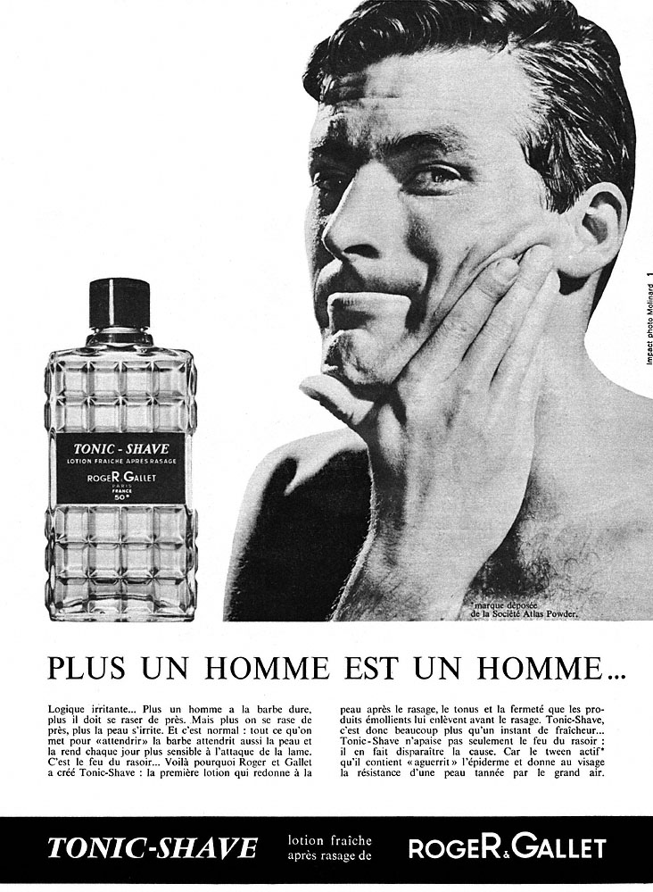 Advert Roger & Gallet 1963