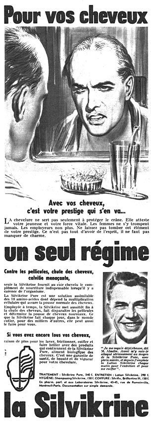 Advert Silvikrine 1956