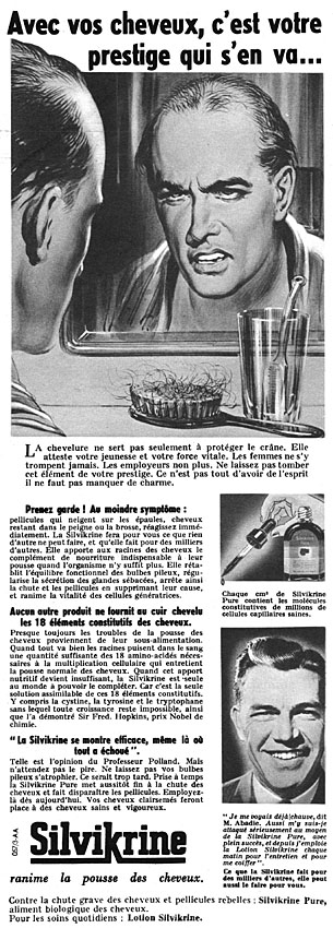 Advert Silvikrine 1956