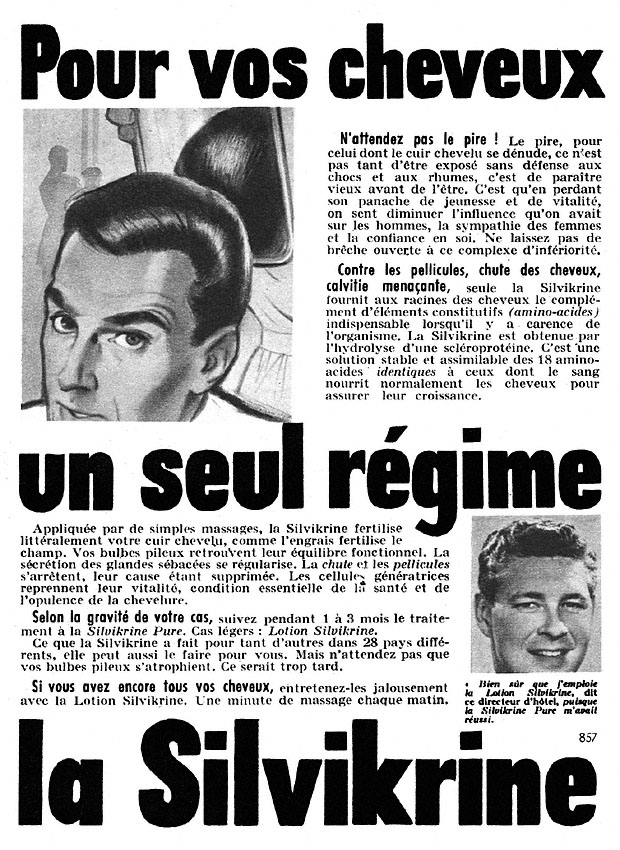 Advert Silvikrine 1957
