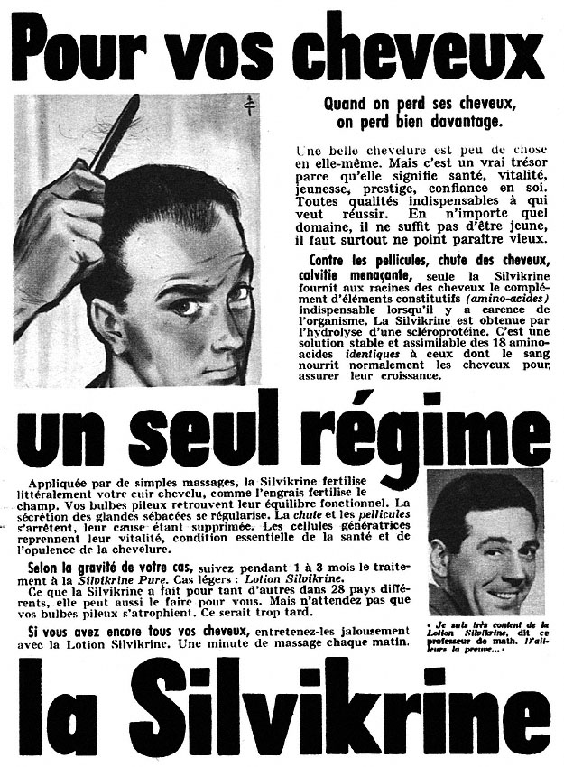 Advert Silvikrine 1957