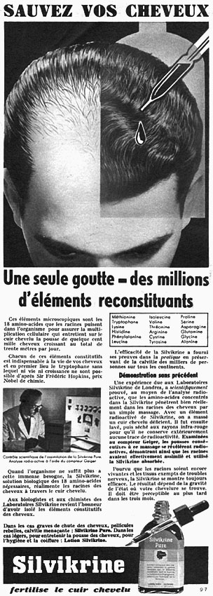 Advert Silvikrine 1959