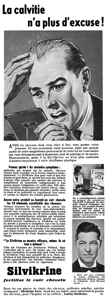 Advert Silvikrine 1959