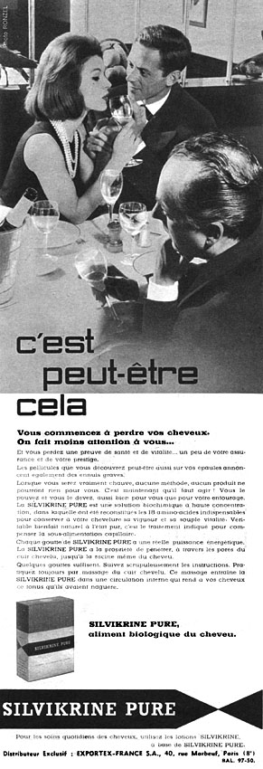 Advert Silvikrine 1960