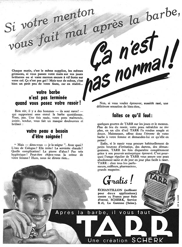 Advert Tarr 1950