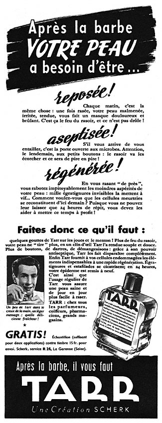 Advert Tarr 1950