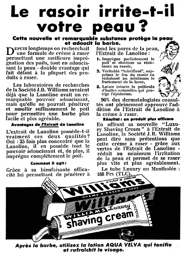 Advert Williams 1953