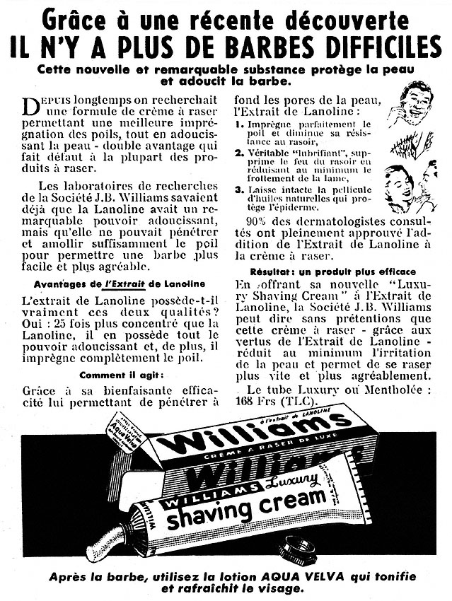 Advert Williams 1953