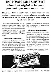 Advert Williams 1950