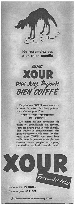 Advert Xour 1950