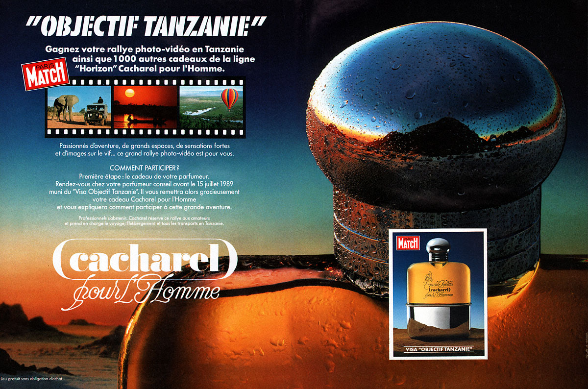 Advert Cacharel 1989